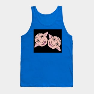 Funny Dwarf Garden Gnome Tank Top